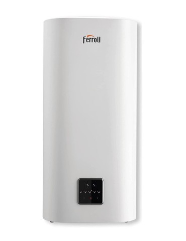 Ferroli Scaldabagno Elettrico Titano Twin 30 L Verticale/Orizzontale Doppio Serbatoio Wi-Fi 5 Anni Garanzia