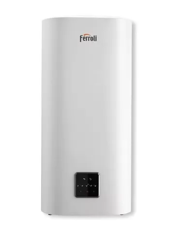 Ferroli Scaldabagno Elettrico Titano Twin 80 L Verticale/Orizzontale Doppio Serbatoio Wi-Fi 5 Anni Garanzia