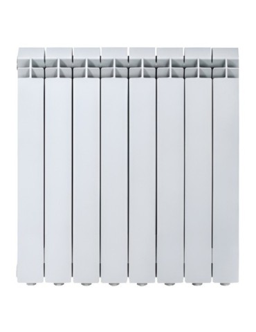 Global Termosifoni Radiatori Vox 600 da 2 a 12 Elementi in Alluminio Bianco RAL9010