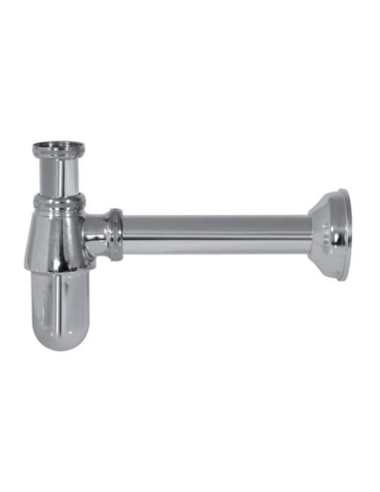 Ghidini Sifone Cromato a S da 1" Per Scarico Lavabo e Bidet Ghidini Sifone Cromato a S da 1" Per Scarico Lavabo e Bidet