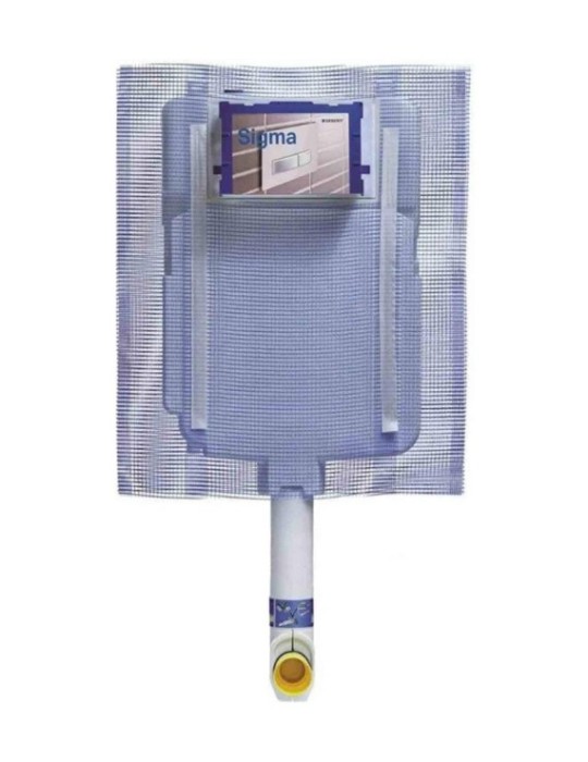 Geberit Cassetta di risciacquo da incasso da 8 cm e 6/3 litri Mod. SIGMA Art.  109.790.00.1