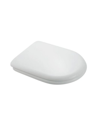 Coprivaso Sedile Compatibile Serie Diana Dedicato In Legno Rivestito Bianco Con Cerniere