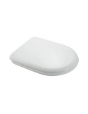 Coprivaso Sedile Compatibile Serie Diana Dedicato In Legno Rivestito Bianco Con Cerniere