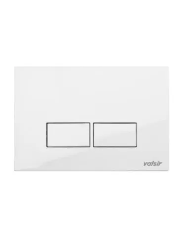 Valsir Placca P3 Bianca Doppio Scarico Meccanica  4/9 litri Mod. VS0869201