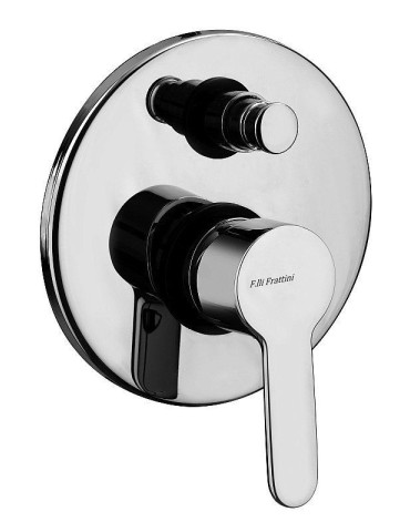 Frattini Miscelatore Monocomando doccia ad incasso con deviatore Mod. Mocca