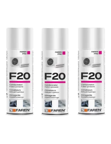 Faren F20 Igienizzante Spray Trasparente 400 ml confez. 3 pezzi