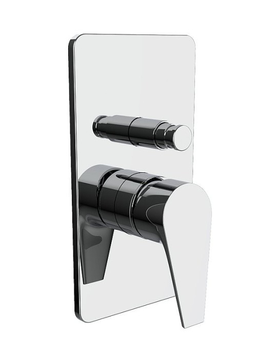 Rubinetto incasso miscelatore doccia con deviatore brio tre frattini