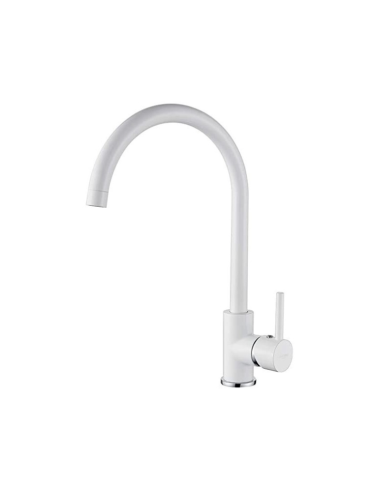 Rubinetto miscelatore lavello bianco argo Rubinetto miscelatore lavello bianco argo