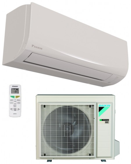 Climatizzatore Condizionatore Daikin Sensira Serie FTXF-D 9000 Btu Monosplit Inverter R-32 Wi-Fi Optional A++/A+