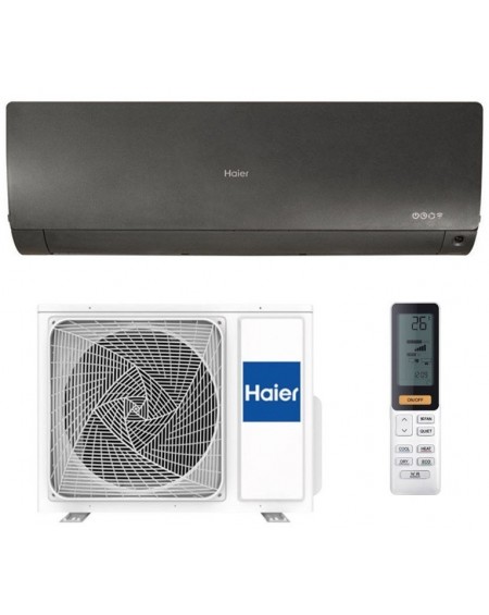 Climatizzatore Condizionatore Haier FLEXIS PLUS BLACK 15000 Btu Monosplit Inverter R-32 Wi-Fi Classe A++/A+ Colore Nero