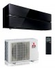 Climatizzatore Condizionatore Mitsubishi Electric Kirigamine Style Onyx Black 12000 Btu Monosplit Inverter R-32 Wi-Fi A+++/A+++