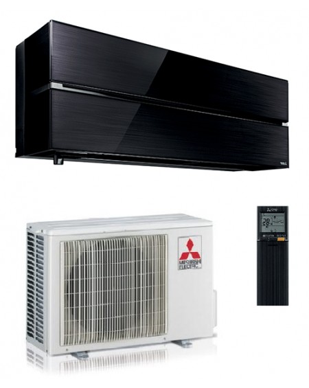 Climatizzatore Condizionatore Mitsubishi Electric Kirigamine Style Onyx Black 12000 Btu Monosplit Inverter R-32 Wi-Fi A+++/A+++