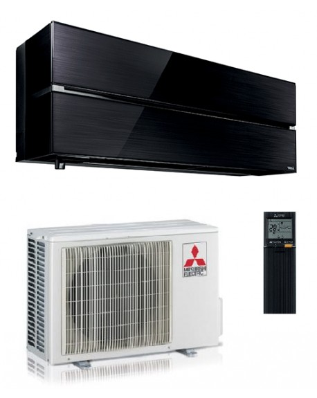 Climatizzatore Condizionatore Mitsubishi Electric Kirigamine Style Onyx Black 12000 Btu Monosplit Inverter R-32 Wi-Fi A+++/A+++