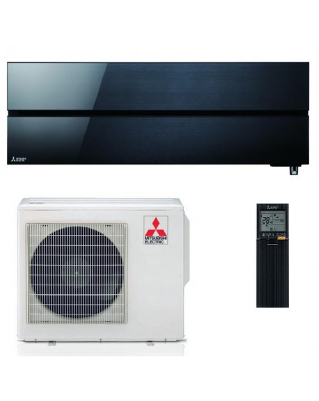 Climatizzatore Condizionatore Mitsubishi Electric Kirigamine Style Onyx Black 18000 Btu Monosplit Inverter R-32 Wi-Fi A+++/A++