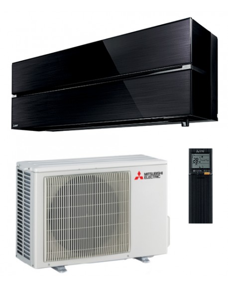 Climatizzatore Condizionatore Mitsubishi Electric Kirigamine Style Onyx Black 9000 Btu Monosplit Inverter R-32 Wi-Fi A+++/A+++