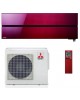Climatizzatore Condizionatore Mitsubishi Electric Kirigamine Style Ruby Red 18000 Btu Monosplit Inverter R-32 Wi-Fi A+++/A++