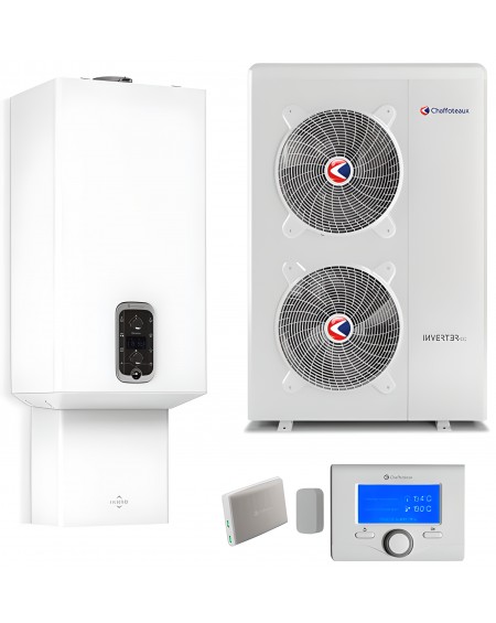 Sistema Ibrido Compatto CHAFFOTEAUX MIRA ADVANCE HYBRID LINK con Caldaia a Condensazione e Pompa di Calore WI-FI A+++